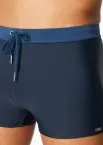 SCHIESSER Men's Swim Trunks with Leg Aqua - Blue