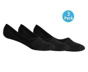 SCHIESSER Herren In-Shoes Long Life Cool 3er-Pack - Schwarz
