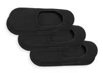 SCHIESSER Herren In-Shoes Long Life Cool 3er-Pack - Schwarz