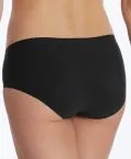 SCHIESSER Damen Seamless-Panty Invisible Cotton - Schwarz