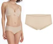 SCHIESSER Damen Seamless-Panty Invisible Cotton - Sand