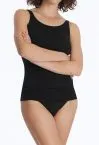 SCHIESSER Damen 2PACK Trägertop 95/5 - Schwarz – Ansicht 3