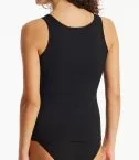 SCHIESSER Damen Trägertop Modern Multipacks Doppelpack - Schwarz – Ansicht 3