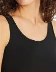 SCHIESSER Damen Trägertop Modern Multipacks Doppelpack - Schwarz – Ansicht 4