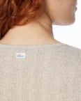 SCHIESSER Damen Langarmshirt Revival Agathe - Grau meliert – Ansicht 4