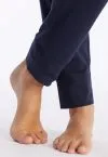 SCHIESSER Damen Loungehose Mix+Relax mit Bündchen - Dunkelblau – Ansicht 5