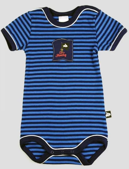 Baby Body 1/2 No. 2 Schiesser Capt'n Sharky