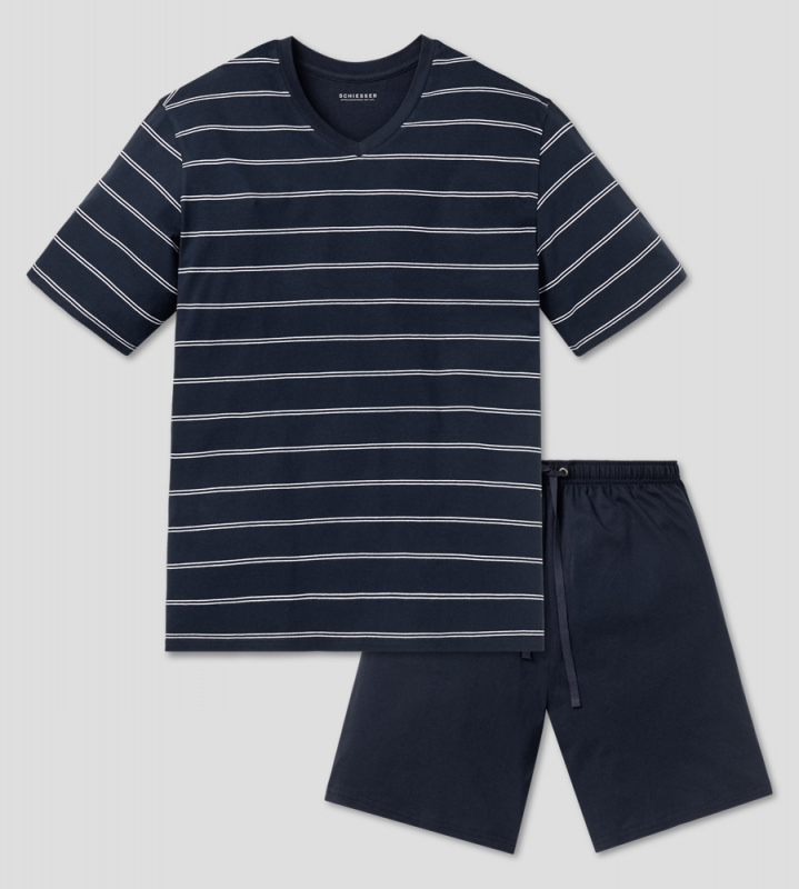 short Pyjama Dark Saphire SCHIESSER Men