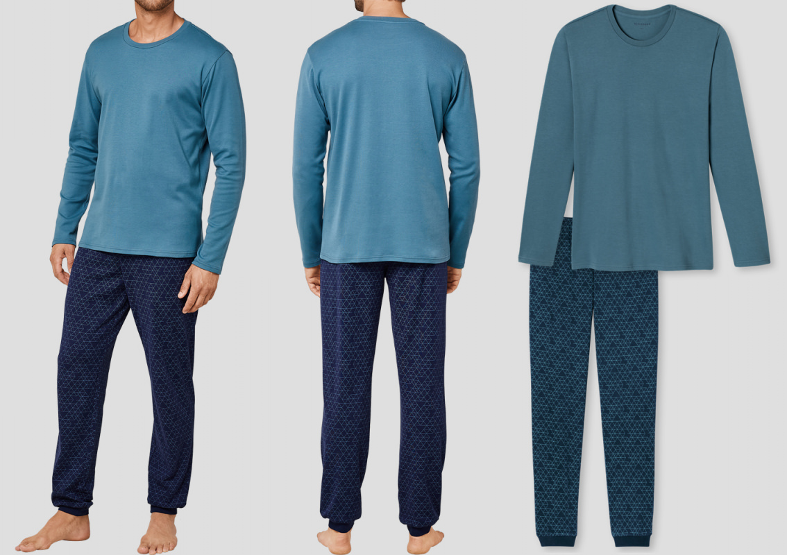 SCHIESSER Men Pyjama Family -20% Free delivery