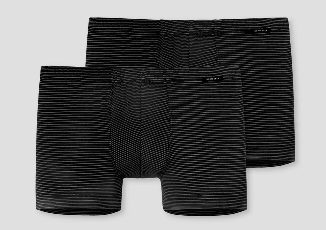 2-Pack Men's Boxer Biefs Schiesser XPRESS - black