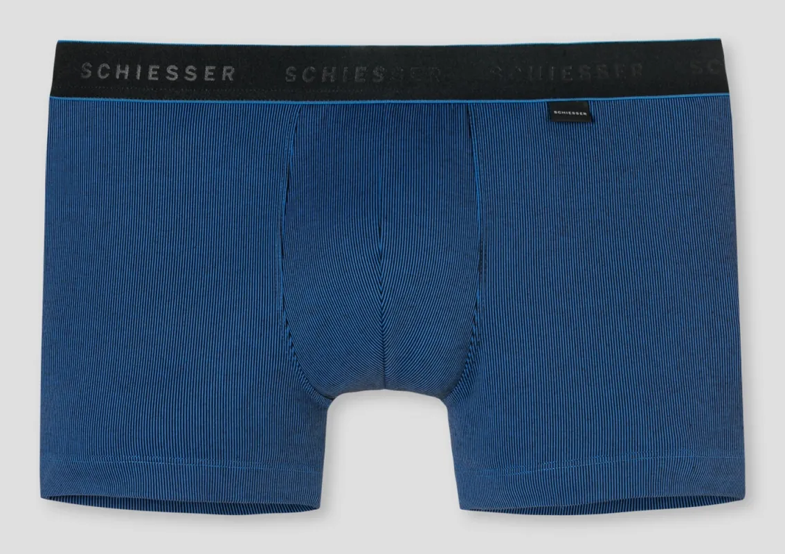 Men's Boxer Briefs SCHIESSER Sports Club - aqua-blue