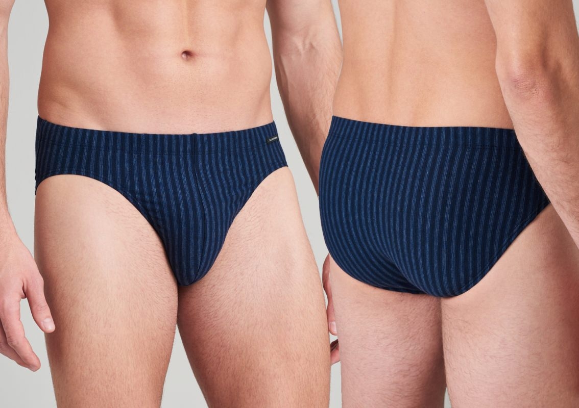 Schiesser Slip Uomo E Ragazzo In Cotone Ed Elastan, Blu Notte, Taglia 140 Cm, Morbido E Comodo