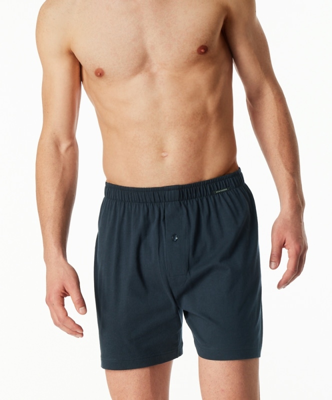 Schiesser Herren 2 PACK Boxer Shorts Baumwolle Web - Webboxer