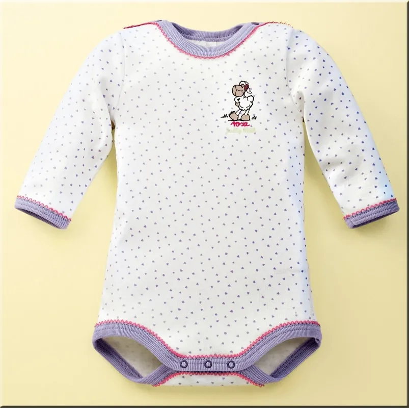 Baby Body 1/1 Schiesser Jolly Rosa