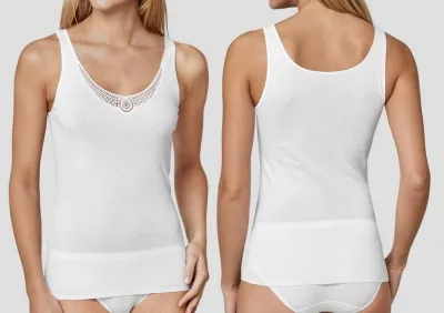 Damen Shirt 0/0 Schiesser Original Feinripp Damen Shirt 0/0 Schiesser Original Feinripp