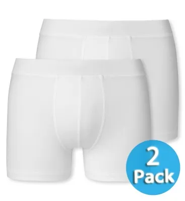 2er Pack Jungen Shorts Schiesser 95/5 - weiß 2er Pack Jungen Shorts Schiesser 95/5 - weiß