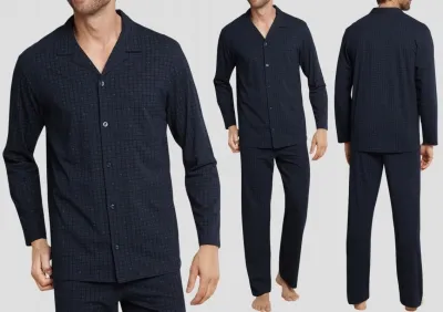 Herren Pyjama SEIDENSTICKER Classic Alloverdruck Herren Pyjama SEIDENSTICKER Classic Alloverdruck