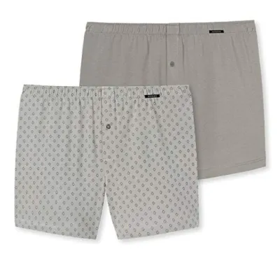 2er Pack Herren Boxershorts SCHIESSER Essentials khaki 2er Pack Herren Boxershorts SCHIESSER Essentials khaki