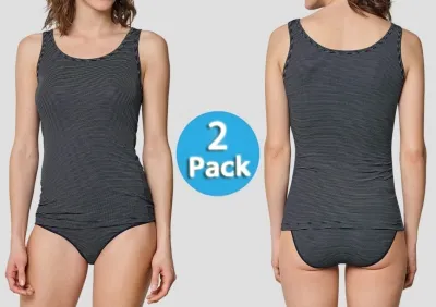 Doppelpack Damen Trägertop Schiesser Modal Essentials - nachtblau Doppelpack Damen Trägertop Schiesser Modal Essentials - nachtblau