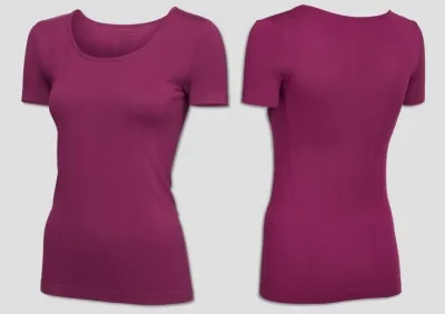 Damen Shirt 1/2 SCHIESSER Active Mesh Bamboo - beere Damen Shirt 1/2 SCHIESSER Active Mesh Bamboo - beere