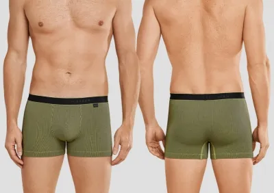 Herren Shorts SCHIESSER Sports Club - gelb