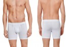 SCHIESSER Cyclist Shorts Long Life Cotton - weiß
