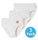 3er Pack Mdchen Hftslips SCHIESSER Original Classics - wei