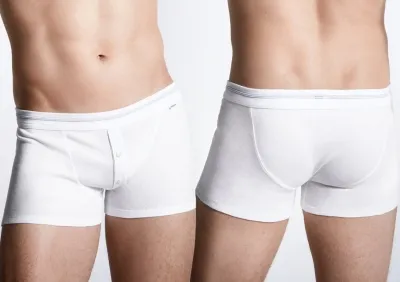 Herren Shorts SCHIESSER REVIVAL Karl-Heinz - weiß Herren Shorts SCHIESSER REVIVAL Karl-Heinz - weiß