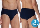 3er Pack Herren Supermini SCHIESSER 95/5 - dunkelblau
