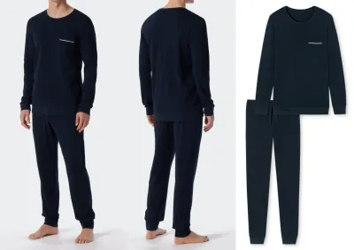 Langer Herren Schlafanzug SCHIESSER Fine Interlock Langer Herren Schlafanzug SCHIESSER Fine Interlock
