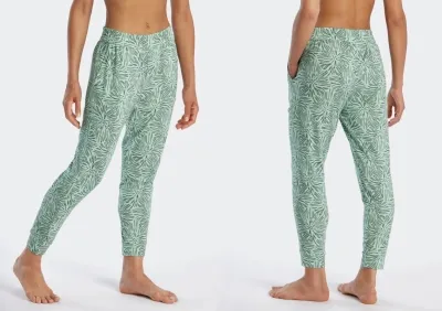 Damen Hose Lang Schiesser Mix & Relax - grau-grün Damen Hose Lang Schiesser Mix & Relax - grau-grün
