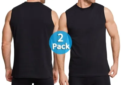 2er Pack Herren Shirt 0/0 SCHIESSER American - schwarz 2er Pack Herren Shirt 0/0 SCHIESSER American - schwarz