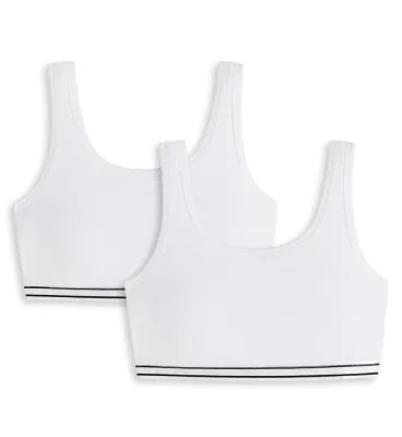 2er Pack Mädchen Bustier SCHIESSER 95/5 - weiß 2er Pack Mädchen Bustier SCHIESSER 95/5 - weiß