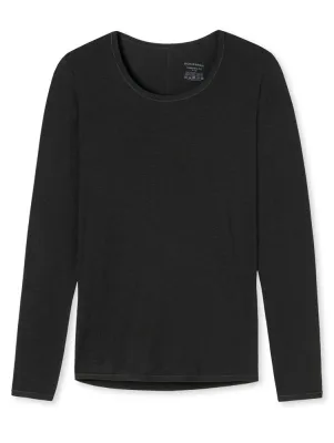Mädchen Langarmshirt SCHIESSER Personal Fit - schwarz