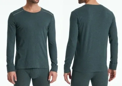 Herren Langarmshirt SCHIESSER Comfort Fit - blau