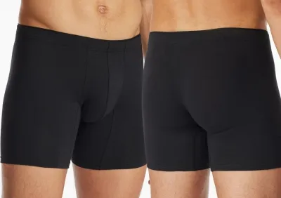 Herren Shorts SCHIESSER Premium Cotton - schwarz Herren Shorts SCHIESSER Premium Cotton - schwarz