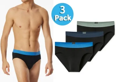 3er Pack Männer Rio-Slip SCHIESSER 95/5 - schwarz 3er Pack Männer Rio-Slip SCHIESSER 95/5 - schwarz