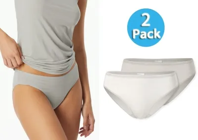 2er Pack Damen Tai-Slips SCHIESSER Modal Essentials - sand und grau-jaspe 2er Pack Damen Tai-Slips SCHIESSER Modal Essentials - sand und grau-jaspe