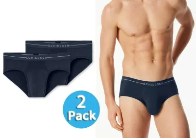 Herren Rio-Slip SCHIESSER Cotton Flex - admiral-blau