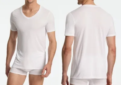 Herren T-Shirt SCHIESSER Premium Modal - weiß Herren T-Shirt SCHIESSER Premium Modal - weiß