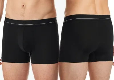 Herren Shorts SCHIESSER Pure Micro - schwarz