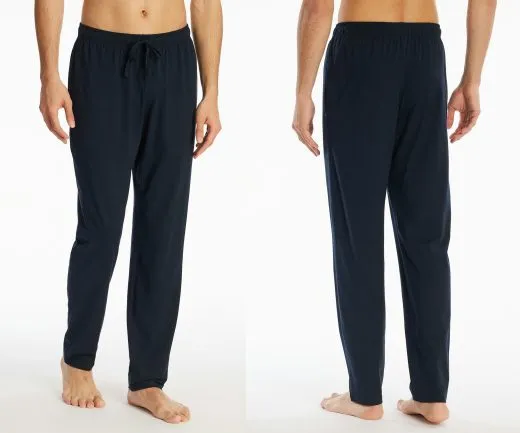 SCHIESSER Herren Schlafhose lang Mix+Relax - Dunkelblau SCHIESSER Herren Schlafhose lang Mix+Relax - Dunkelblau