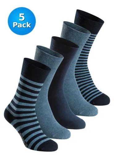 SCHIESSER Men's Socks 5-Pack Bluebird - Multicolour