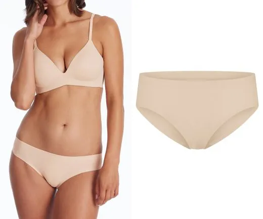 SCHIESSER Damen Seamless-Slip Invisible Cotton - Sand